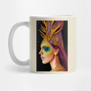 All That Glitters - Cosmic Goddess Portrait Mug